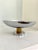 Mid-Century Modern Silver Compote with Amber Stem For Sale - Image 3 of 9