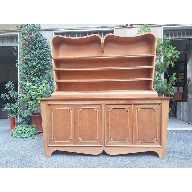 Vintage Plate Rack in Sinuous Light Wood by Mario Cereghini, 1940s, in Very Good conditions. Designed 1920 to 1949 I have...