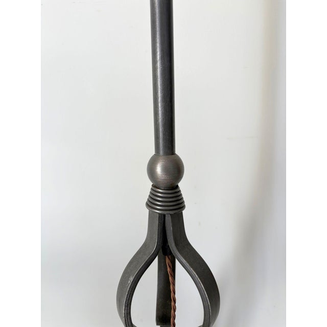 Vintage Iron Floor Lamp For Sale - Image 6 of 8