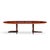 John Mortensen for Heltborg Møbler Mid Century Danish Rosewood Expanding Dining Table with 2 Leaves This table measures:...
