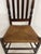 19th Century 19th Century Antique Elm Slat Back Rush Seat Side Chair For Sale - Image 5 of 5