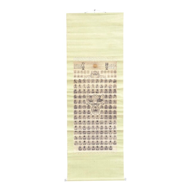 Antique Japanese Meiji Royal Family Picture Scroll For Sale