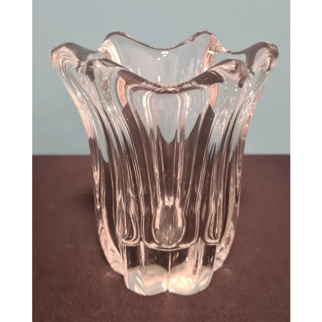 Crystal Vase from Daum France For Sale - Image 9 of 9