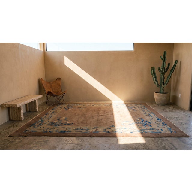 Early 20th Century Chinese Peking Carpet For Sale - Image 10 of 10