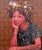 Beulah by Ifeoluwa Alade | Acrylic and glow in the dark medium on canvas Portrait of a young woman. For Sale