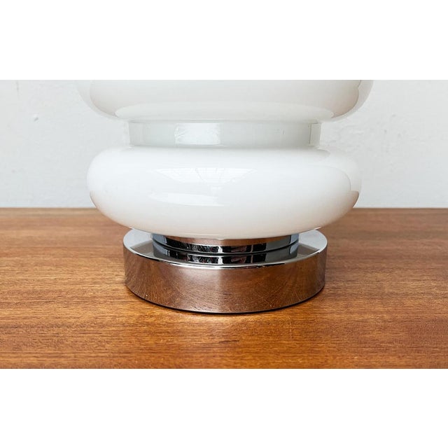 Mid-Century Space Age Glass Table Lamp by Carlo Nason for JBS, 1960s For Sale - Image 13 of 18