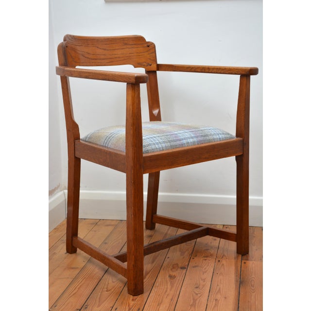 Arts and Crafts Desk Chair in Oak, 1900 For Sale - Image 9 of 15