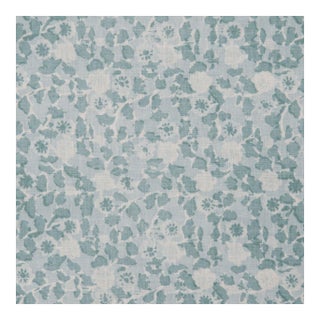 LuRu Home Hua Floral in Ocean - Remnant For Sale