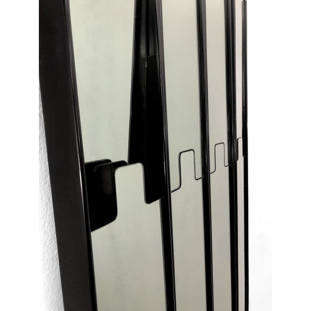 Glass Gronda Wall Mirror Coat Racks by Luciano Bertoncini for Elco, Italy, 1970s, Set of 4 For Sale - Image 7 of 10