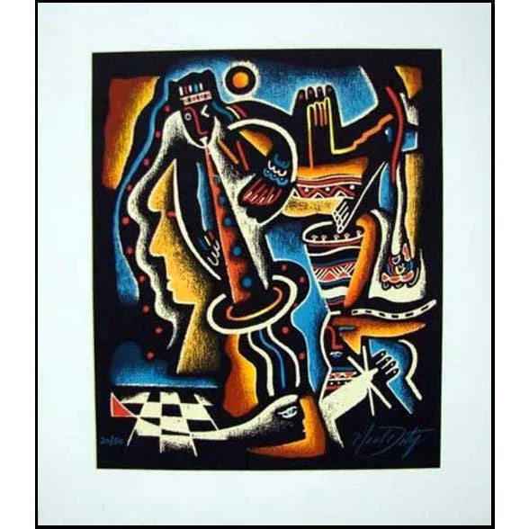 1990s 1990s Neal Doty Monterrey Jazz 6pc Set Music Suite Signed Fine Art For Sale - Image 5 of 18