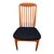 Benny Linden Set includes 2 armchairs and 4 side chairs. Original black fabric cushions, lumbar curve backs, Scan Design...