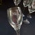 Vintage Handmade Etched Grapevine Tulip-Stem Wine Glasses – Set of 5 For Sale - Image 10 of 11