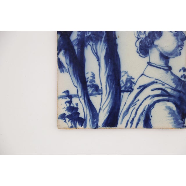 Baroque 19th Century Tile Depicting a Boy, Portuguese Baroque For Sale - Image 3 of 8