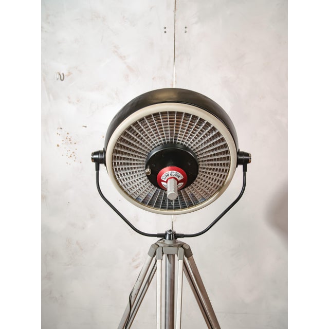 Vintage Industrial Black Hospital Operating Lamp on Bilora Tripod, 1980s For Sale - Image 15 of 18