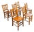 Vintage Elm Chapel Dining Chair, 1940s, Set of 6 For Sale