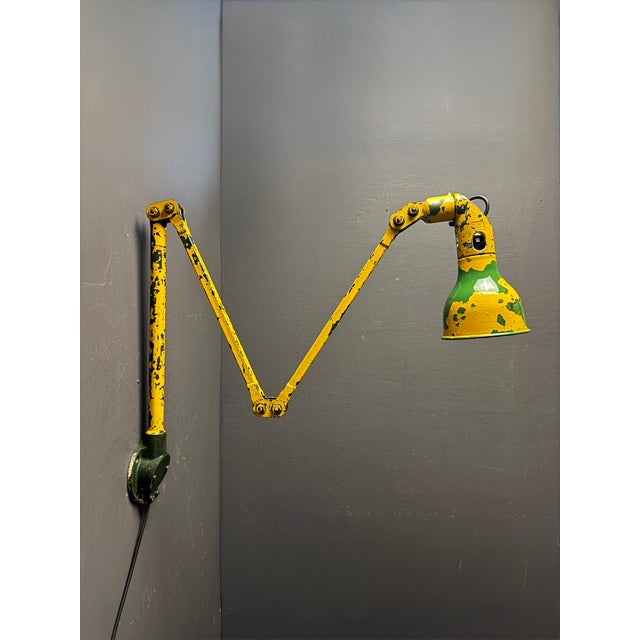 Industrial Large Industrial Wall Lamp from Mek Elek, London, 1930s For Sale - Image 3 of 10