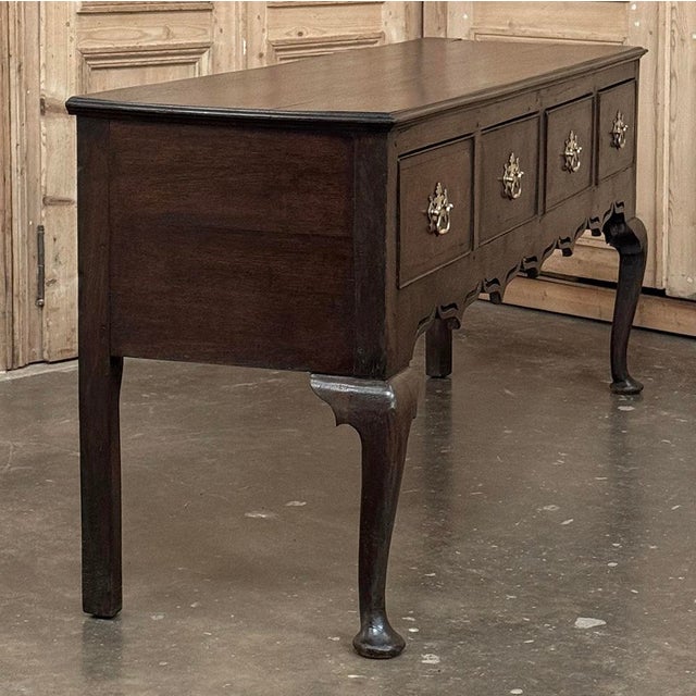 18th Century English Georgian Period Solid Oak Dresser For Sale - Image 13 of 18