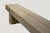 Andrianna Shamaris St. Barts Long Teak Wood Log Bench For Sale - Image 13 of 18