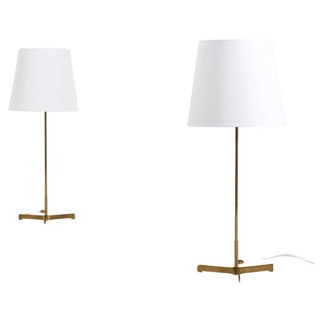 Brass Table Lamps by Hans-Agne Jakobsson, 1960s, Set of 2 For Sale - Image 10 of 10