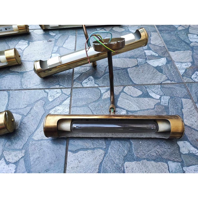 Vintage Brass Wall Lamp, 1970s For Sale - Image 9 of 12