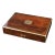 Rosewood Box with Brass Details, France, 1850s For Sale