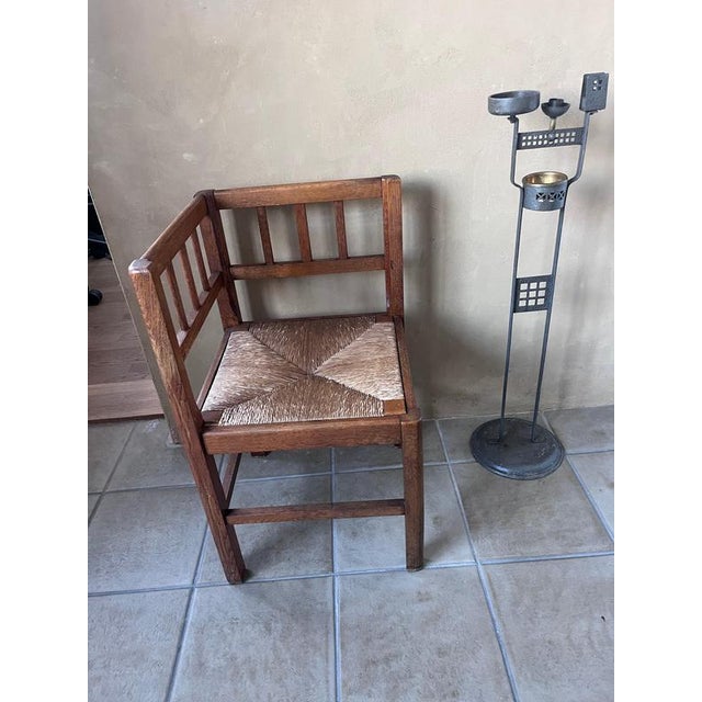 Arts and Crafts German Wrought-Iron Smoking Stand, 1916 For Sale - Image 9 of 10