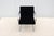 Gordon International Ludwig Mies Van Der Rohe Brno Tubular Chair in Navy Blue Velvet Fabric by Gordon For Sale - Image 4 of 14