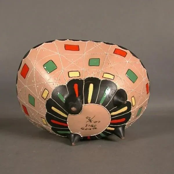 Ceramic Italian Ceramic Bowl from Deruta, 1950s For Sale - Image 7 of 16