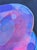 Early 21st Century Cecilia Beaven Contemporary Abstract Pink & Blue Biomorphic Contorted Alligator Figure Painting, 21st Century For Sale - Image 5 of 11