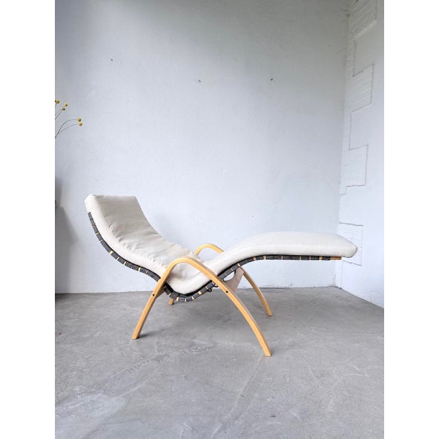 Vintage Bentwood Deck Chair by Kim Samson for Ikea, 1980s For Sale - Image 13 of 18