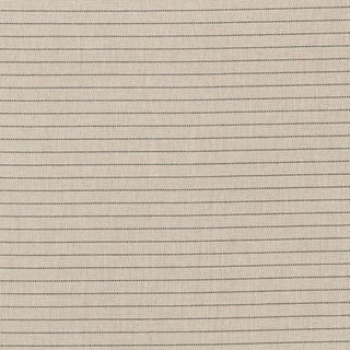 Schumacher Manning Stripe Indoor & Outdoor Fabric in Black & Natural For Sale