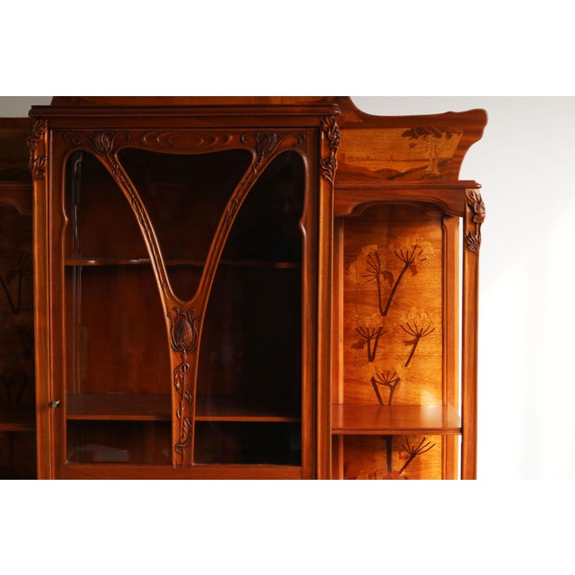 Art Nouveau Display Music Cabinet by Emile Gallé, France, 1905 For Sale - Image 16 of 18