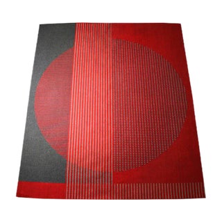 Mid-Century Geometric Rug from Krásná Jizba, 1960s For Sale