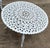 Mid Century Iron Garden Table and 4 Chairs For Sale - Image 9 of 12