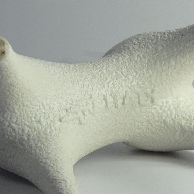 Vintage White Horse Sculpture by Roberto Rigon, 1970s For Sale - Image 12 of 13