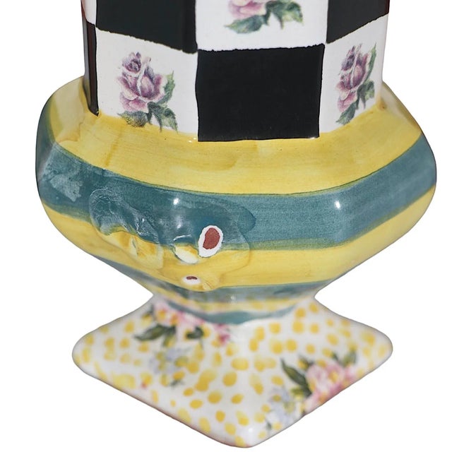 Group of Three Pedestal Coffee Tea Mugs by McKenzie Childs C 1995 For Sale In New York - Image 6 of 12