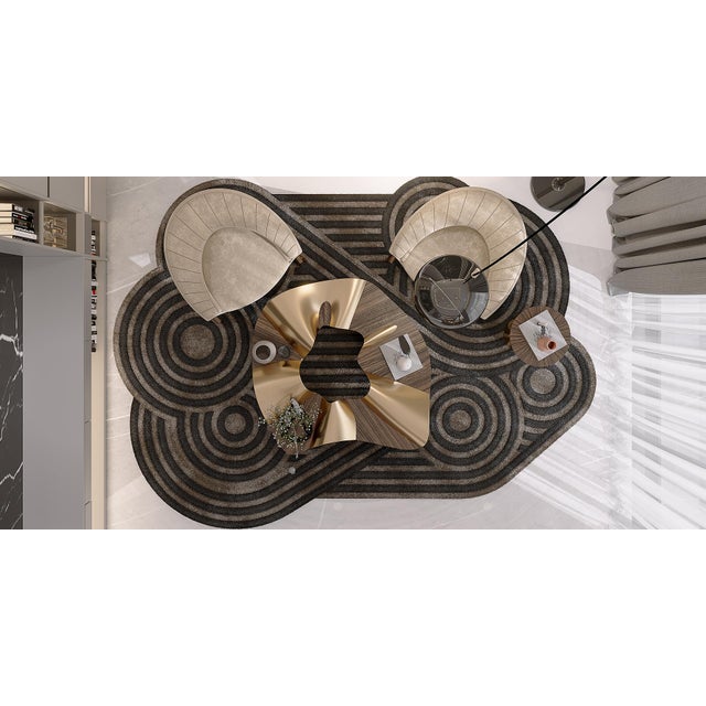 Karesansui 280 Rug by Alma De Luce For Sale - Image 4 of 6