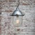 Vintage Industrial Metal and Clear Glass Pendant Light For Sale - Image 4 of 6