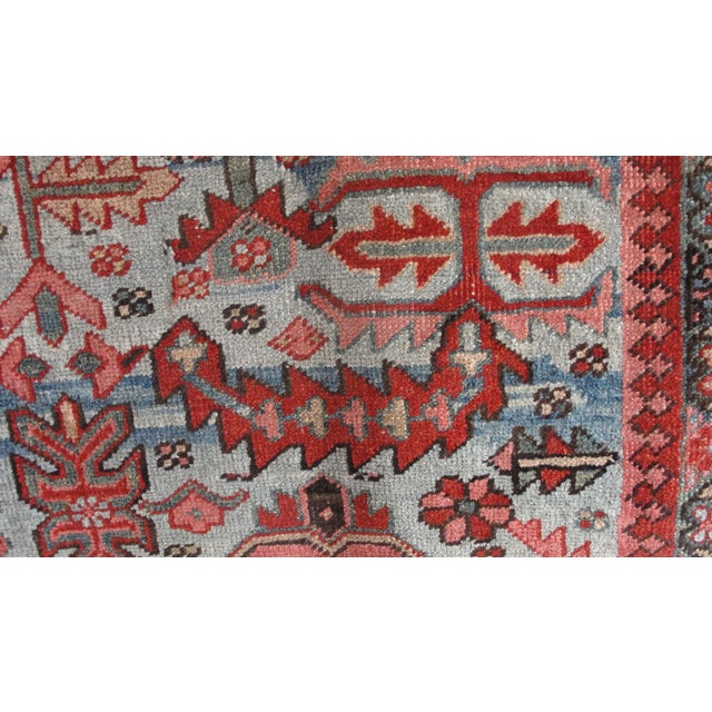 Tribal Antique Persian Heriz/ Serapi Carpet For Sale - Image 3 of 5