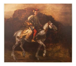 1959 "The Polish Rider" by Rembrandt, Vintage First Edition Lithograph