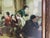 Monumental vintage Thomas Faed (Scottish 1826-1900) giclee on canvas, The Visit of The Patron and Patroness to the Village...