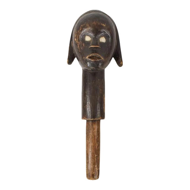 Early 20th Century Fang Reliquary Head Gabon For Sale