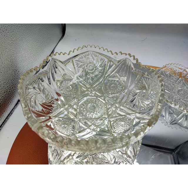 Platter from Polish Glassworks Hortensja, 1970s, Set of 5 For Sale - Image 9 of 10