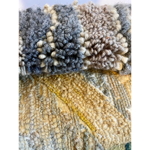 Trudi Shippenberg, Large Americana Folk Art Pictorial Hooked Rug Wool Wall Hanging Tapestry For Sale - Image 4 of 9