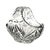 Transparent Bohemian Queen's Lace 24% Lead Crystal Bride's Basket, Czech Republic, 9.25" For Sale - Image 8 of 11