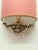 Mid-Century Modern Fabric Fan with Cast Bow Decoration, 1950s For Sale - Image 3 of 8