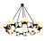 Brutalist Style Chandelier, 1950s For Sale - Image 9 of 17