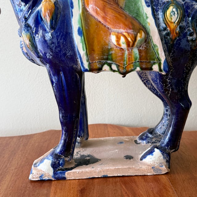 Large Tang Dynasty Style Horse With Rider For Sale - Image 4 of 15