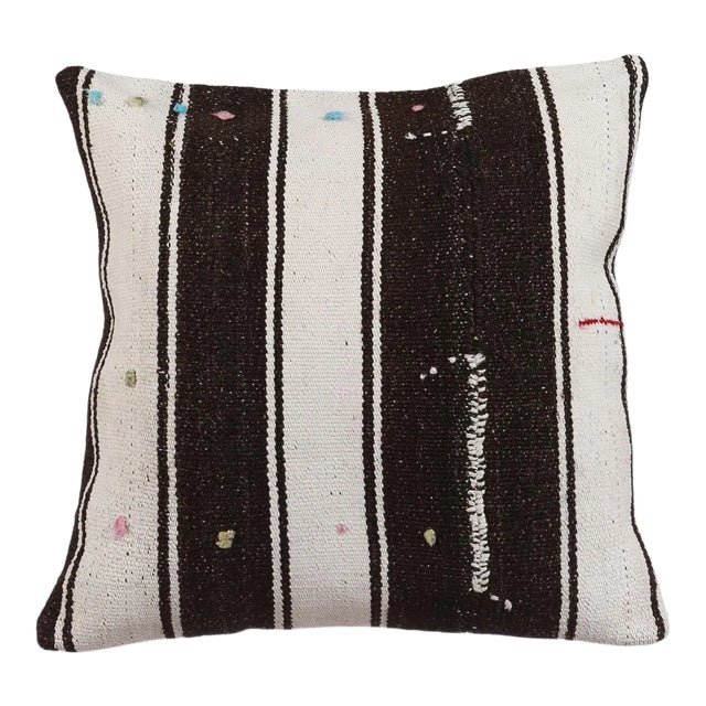 Striped Kilim Pillow Cover For Sale