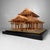 Mid-Century Modern Japanese Architectural Scale Model in Glass Display Case, 1950s For Sale - Image 3 of 18